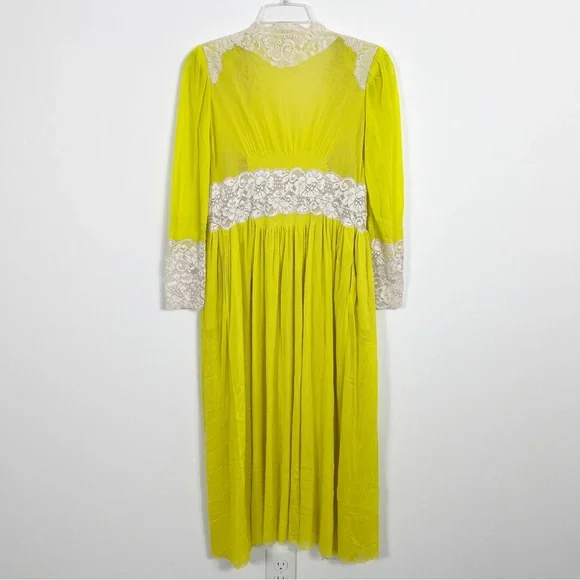 HAH Hot As Hell Lime Dust Her Long Sleeve Boho Duster Robe - Picture 10 of 13